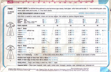 Load image into Gallery viewer, Vintage Sewing Pattern: Simplicity 7845