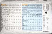 Load image into Gallery viewer, Vintage Sewing Pattern: Butterick 3849