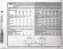 Load image into Gallery viewer, Sewing Pattern: McCalls 2608