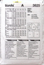 Load image into Gallery viewer, Vintage Sewing Pattern: Burda 3825