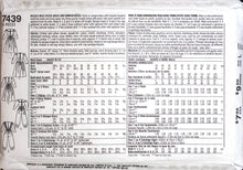 Load image into Gallery viewer, Vintage Sewing Pattern: Simplicity 7439