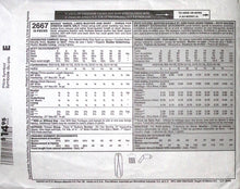 Load image into Gallery viewer, Sewing Pattern: McCalls 2667