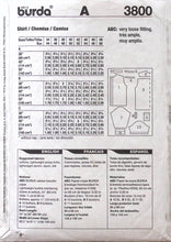 Load image into Gallery viewer, Vintage Sewing Pattern: Burda 3800