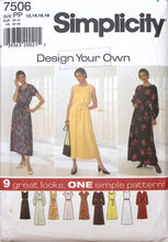 Load image into Gallery viewer, Vintage Sewing Pattern: Simplicity 7506
