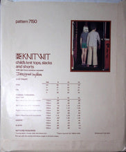 Load image into Gallery viewer, Vintage Sewing Pattern: Knitwit 7150