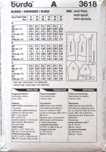 Load image into Gallery viewer, Vintage Sewing Pattern: Burda 3618