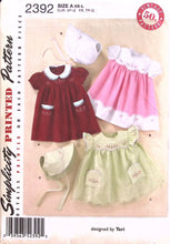 Load image into Gallery viewer, 1950's Reproduction Sewing Pattern: Simplicity 2392