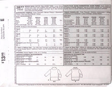 Load image into Gallery viewer, Sewing Pattern: McCalls 2877