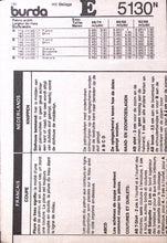 Load image into Gallery viewer, Vintage Sewing Pattern: Burda 5130