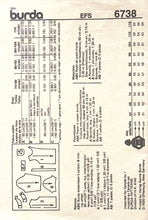 Load image into Gallery viewer, Vintage Sewing Pattern: Burda 6738