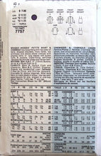 Load image into Gallery viewer, Vintage Sewing Pattern: Vogue 7757