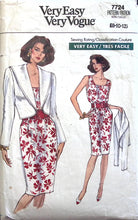 Load image into Gallery viewer, Vintage Sewing Pattern: Vogue 7724