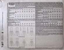 Load image into Gallery viewer, Sewing Pattern: McCalls M4828