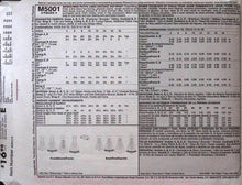 Load image into Gallery viewer, Sewing Pattern: McCalls M5001