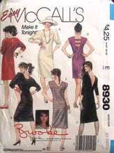 Load image into Gallery viewer, Vintage Sewing Pattern: McCalls 8930