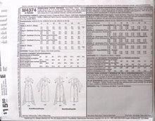 Load image into Gallery viewer, Sewing Pattern: McCalls M4374