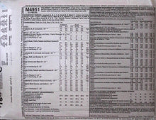 Load image into Gallery viewer, Sewing Pattern: McCalls M4951