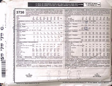 Load image into Gallery viewer, Vintage Sewing Pattern: McCalls 3736
