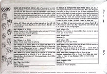 Load image into Gallery viewer, Vintage Sewing Pattern: Simplicity 8699