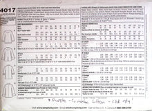 Load image into Gallery viewer, Sewing Pattern: Simplicity 4017