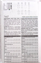 Load image into Gallery viewer, Sewing Pattern: Vogue 7447