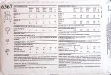 Load image into Gallery viewer, Vintage Sewing Pattern: New Look 6367