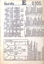 Load image into Gallery viewer, Vintage Sewing Pattern: Burda 6166