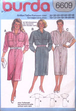 Load image into Gallery viewer, Vintage Sewing Pattern: Burda 6609