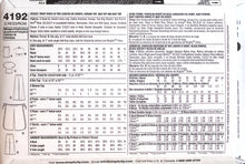 Load image into Gallery viewer, Sewing Pattern: Simplicity 4192