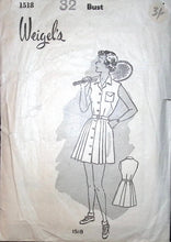 Load image into Gallery viewer, Vintage Sewing Pattern: Weigel's 1518