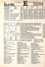 Load image into Gallery viewer, Vintage Sewing Pattern: Burda 5544