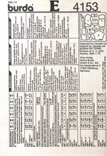 Load image into Gallery viewer, Vintage Sewing Pattern: Burda 4153