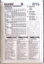 Load image into Gallery viewer, Sewing Pattern: Burda 3774