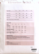 Load image into Gallery viewer, Sewing Pattern: Get Creative Victorian Jacket