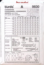 Load image into Gallery viewer, Sewing Pattern: Burda 9830