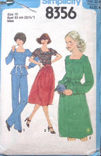 Load image into Gallery viewer, Vintage Sewing Pattern: Simplicity 8356