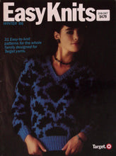 Load image into Gallery viewer, Easy Knits Knitting Book Winter '86