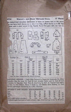 Load image into Gallery viewer, Vintage Sewing Pattern: Butterick 3734