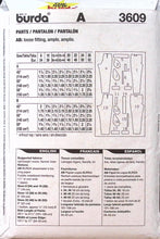 Load image into Gallery viewer, Vintage Sewing Pattern: Burda 3609