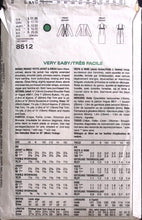 Load image into Gallery viewer, Vintage Sewing Pattern: Vogue 8512