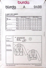 Load image into Gallery viewer, Sewing Pattern: Burda 9498