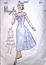 Load image into Gallery viewer, Vintage Sewing Pattern: Weigel's 1832