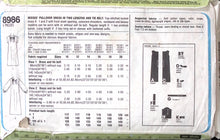 Load image into Gallery viewer, Vintage Sewing Pattern: Simplicity 8986