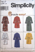 Load image into Gallery viewer, Vintage Sewing Pattern: Simplicity 7417
