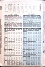 Load image into Gallery viewer, Vintage Sewing Pattern: Butterick 5926