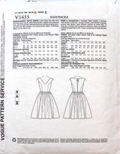 Load image into Gallery viewer, Sewing Pattern: Vouge V1433