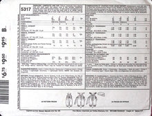 Load image into Gallery viewer, Vintage Sewing Pattern: McCalls 5317