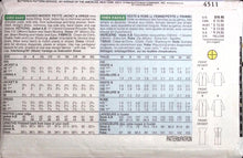 Load image into Gallery viewer, Vintage Sewing Pattern: Butterick 4511