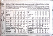 Load image into Gallery viewer, Vintage Sewing Pattern: Simplicity 8783