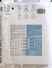 Load image into Gallery viewer, Vintage Sewing Pattern: Vogue 1509